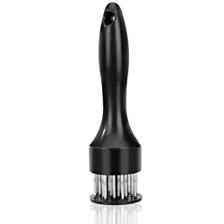 Tenderizer per carne con 22 aghi affilati in acciaio inossidabile Utensile da cucina per carne tenera per intenerire Sapore Bistecca marinata características