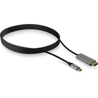 IB-CB020-C 1,8 m HDMI USB tipo-C Argento, Adattatore características