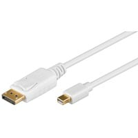 2m DisplayPort Cable Mini DisplayPort Bianco, Adattatore precio