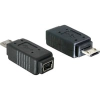 Adapter USB micro-B male to mini USB 5-pin mini USB 5p Nero, Adattatore en oferta