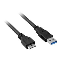 3m, USB3.0-A/USB3.0-Micro B cavo USB USB 3.2 Gen 1 (3.1 Gen 1) USB A Micro-USB B Nero en oferta