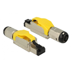 86287 cavo di collegamento RJ-45 Argento, Giallo, Spina precio