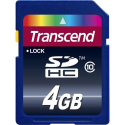 TS4GSDHC10 memoria flash 4 GB SDHC NAND Classe 10, Scheda di memoria en oferta