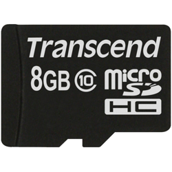 TS8GUSDC10 memoria flash 8 GB MicroSDHC NAND Classe 10, Scheda di memoria características