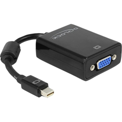 65256 cavo e adattatore video 0,18 m VGA Mini Displayport 1.1a Nero precio