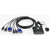 Switch KVM USB VGA cablato 2-porte con selettore porta remota características