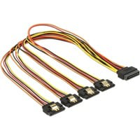 60158 cavo SATA 0,5 m SATA a 15 pin 4 x SATA 15-pin Multicolore características