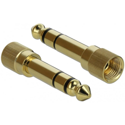 65983 adattatore per inversione del genere dei cavi 6.35mm 3.5mm Oro en oferta