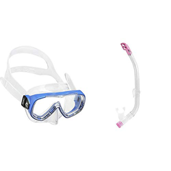 Cressi Piumetta Kid, Maschera Subacquea Unisex – Bambino, Trasparente/Blu & Top Snorkel, Tubo respiratore di ridotte Dimensioni per Donne/Ragazzi, Tra en oferta