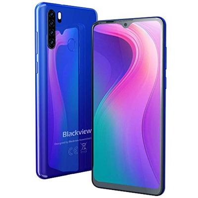 Smartphone Offerta, Blackview A80 Plus Cellulari Offerte, Android 10 Octa-core, 6.49” 19:9 HD+ Schermo, 4GB+ 64GB, 4680mAh, Fotocamera 13MP+8MP, Dual 