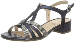 CAPRICE 9-9-28201-26, Sandali con Tacco Donna, Navy Snake Com, 38 EU en oferta