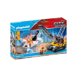 Cable Excavator with Building Section - Playmobil precio