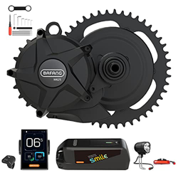 Bafang Mid Motor Kit 50,4 V 1000 W Kit di conversione Bici elettrica con Batteria da 19,6 Ah, Caricabatterie, fanale Posteriore, M625 Convertitore eBi precio