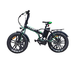 Tecnobike Shop Bici elettrica a Pedalata Assistita Pieghevole LEM Orlando Confort Fat-Bike Folding 250W 36v 10Ah Batteria al Litio (Nero) en oferta