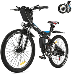 VIVI Bicicletta Elettrica Pieghevole, 26'' Mountain Bike Elettrica E-Bike 250W Bici Elettrica Pieghevole con Batteria Rimovibile 36V 8Ah, Shimano 21 v precio