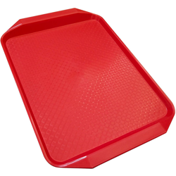 1 pezzo di vassoio rettangolare in plastica per fast food vassoio per fast food antiscivolo per uso domestico (43*30 cm),arancia precio