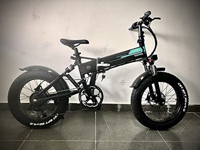 Bici Elettriche Bicicletta Elettrica E-Bike, 20 Pollici 48V 500W, Max 50Km/H, 12,8Ah, Display LCD, 3Spessi, Batteria rimovibile, Pneumatici antiscivol