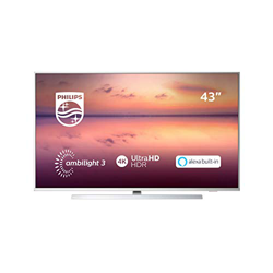 Philips TV Ambilight 43PUS6814/12 43" 4K UHD TV LED Pixel Precise Ultra HD, HDR10+, Dolby Vision∙Atmos, Smart TV, Alexa Integrata, Modello 2019/2020,  en oferta