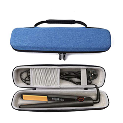 YWL - Custodia per raddrizzatore per capelli classici e originali IV per arricciacapelli, da viaggio, borsa portaoggetti da viaggio (blu) en oferta