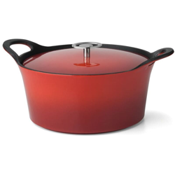 Pentola in Ghisa Smaltata 1,6 L 20 cm Rossa - Rosso - Cuisinox características