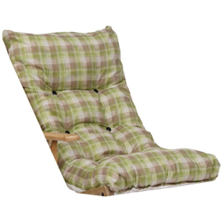 Cuscini di ricambio per poltrona HARMONY RELAX stile scozzese VERDE NEW en oferta