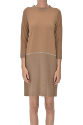 Knitted dress with lurex precio