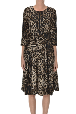 Animal print dress