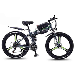 Hyuhome Mountain Bike Elettrico per Adulti, Pieghevole MTB Ebikes Uomo delle Signore delle Donne, 360W 36V 8/10 / 13Ah all Terrain 26" Mountain Bike/C precio