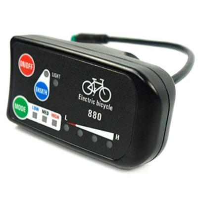 Runtodo Display per Bicicletta Elettrica 24V 36V 48V Ebike Ligent Pannello di Controllo Display LCD LED880 Controller Impermeabile per KT