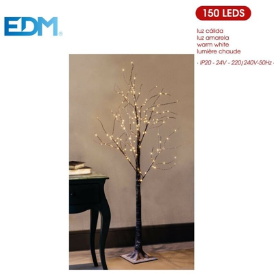 Albero di Natale 120 cm 150 led caldi 220-240 v