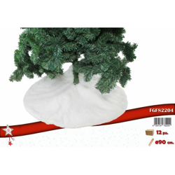 Copribase Albero Natale Tessuto Bianco Cm.90 precio