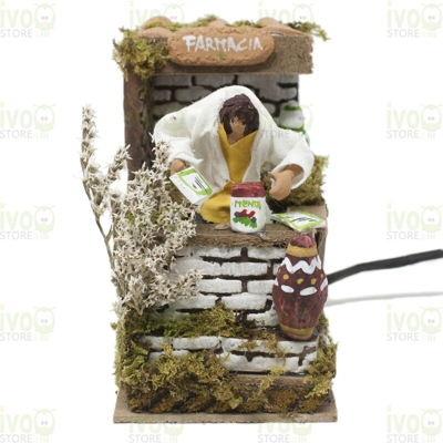 Pastore per Presepe in Movimento 14 cm x 9 cm Il Farmacista 46511