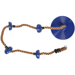 Altalena da arrampicata blu 2m, corda da arrampicata, altalena a disco con supporto per i piedi, set per bambini, per esterno, cortile, parco giochi en oferta