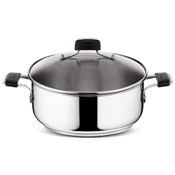 Casseruola Bassa C / coperchio Tempra 26cm Acciaio Inox en oferta