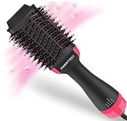 【Phantasy】Spazzola Asciugacapelli, Piastra capelli , Phone per capelli,Spazzola capelli 3 in 1 Multifunzionale Spazzola ad Aria Calda Ionica di 3 Temp características