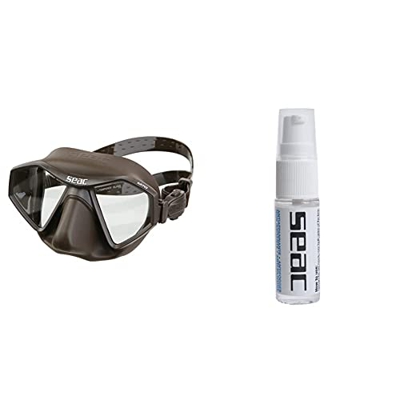 SEAC M70 Maschera per Pesca Sub in apnea + Biogel Anti appannante