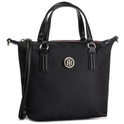 Borse A Tracolla Donna Tommy Hilfiger Aw0aw04547 Honey Med Tote 413 Tommy Navy