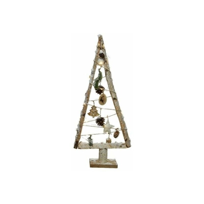 Albero di Natale stilizzato luminoso Naturale dim 8.5x30x67 cm