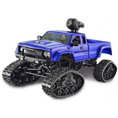 Pickup Truck Fpv Mit Rdern & Ketten 4wd 1:16 Blau (22392)