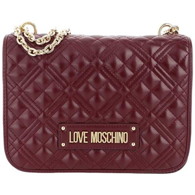 Borsa Donna Love Moschino A Spalla / Tracolla In Ecopelle Trapuntata Vino B21mo133