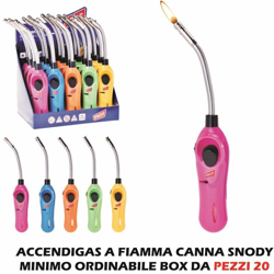 Accendigas A Fiamma Canna Lunga Set 20 Pz. Snodyfx características