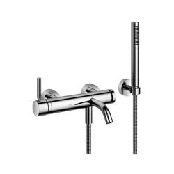 Dornbracht Meta miscelatore monocomando per vasca a muro, con set doccia, sporgenza 202 mm, 33233660, colorazione: Nero opaco - 33233660-33 en oferta