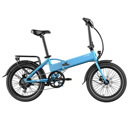 Legend Monza, Bicicletta Elettrica Pieghevole Unisex Adulto, Blu Steel, Batteria 36V 14Ah (504Wh), Autonomia 100 km precio