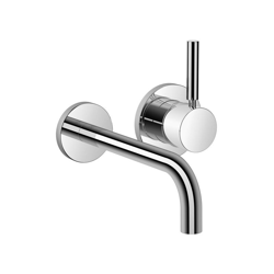 Dornbracht Meta miscelatore monocomando per lavabo a parete senza salterello, sporgenza 190 mm, con raggio di curvatura 90, colorazione: Nero opaco en oferta