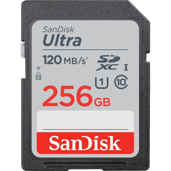 Ultra memoria flash 256 GB SDXC Classe 10, Scheda di memoria características