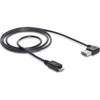 2m USB 2.0 A - micro-B m/m cavo USB USB A Micro-USB B Nero en oferta