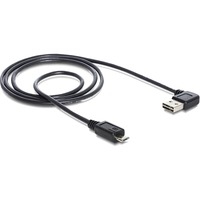 2m USB 2.0 A - micro-B m/m cavo USB USB A Micro-USB B Nero