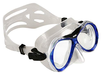 SEAC Capri SLT, Maschera Subacquea per Uomo e Donna, Ideale per Snorkeling Unisex Adulto, Blu, Standard