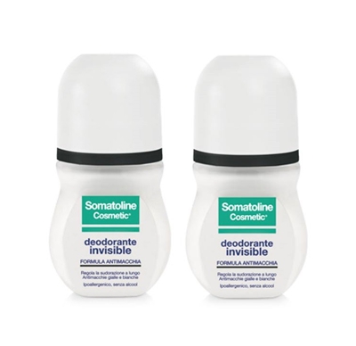 Somatoline Cosmetic Deodorante Invisibile Roll-on 2x50ml