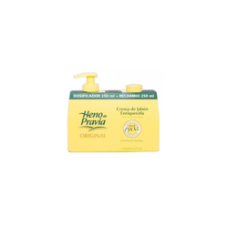 Heno De Pravia Sapone Liquido 250ml + Ricambio 250ml en oferta